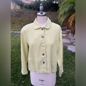Vintage CLIO Button-Up Long Sleeve Blouse
